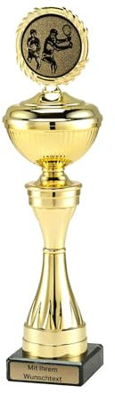 Deitert Pokale 6er Serie MT.144.01 Gold mit Deckel 28,5 cm