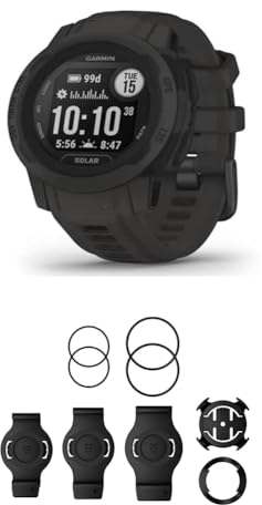 Garmin Instinct 2 Solar – GPS Smartwatch with Infinite Battery Life in Smartwatch Mode & QuickFit Band