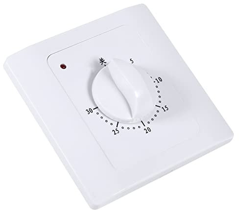 Prise de Minuterie électrique Intérieure, 1 Pièce, AC 10A, 30 Minutes, Compte à Rebours, Prise de Temps Numérique, Interrupteur de Minuterie, Prise de Commande