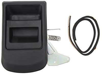 Keenso Manija exterior corrediza para puerta de armario, manijas de puerta empotradas para de granero de acero inoxidable