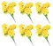 Levemolo 6 Künstlicher Blumenstrauß Friedhof Chrysantheme Opfere Einen Falschen Blumenstrauß Chrysanthemen-dekor Im Freien Gedenkblumen Simulation Chrysantheme Chrysanthemenstiel Plastik