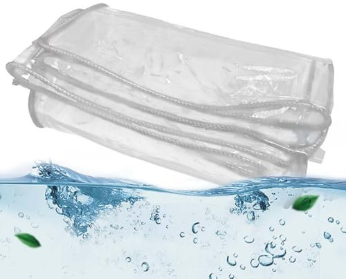 SRHIMEOS 4x5m Étanche Transparente Bâche, Bâche Transparente pour Pergola, 350g/m² PVC Plastique Bache Imperméable, Bache Couverture Toiture Pliable, Résistante Aux UV