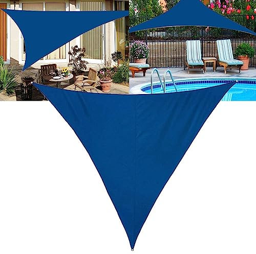 Tenda parasole triangolare impermeabile, 2 x 2 x 2 m, 3 x 3 x 3 m, traspirante, per garage, patio, giardino, balcone, campeggio, riparo dal sole
