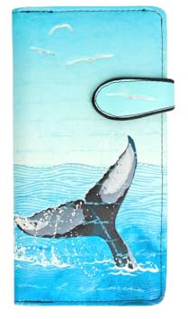 bb klostermann Langbörse/Geldbörse 18x9cm (Wal/Leuchtturm