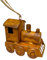 Werner Voss GmbH Anhänger Lokomotive aus Metall, 8x5 cm - Rustikaler Christbaumschmuck, rostiger Look