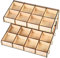Qianly Modellbau Werkzeug Halter Aus Holz, 2-lagiges 20-Gitter