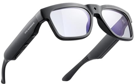 OhO Smart Glasses, Camera & Bluetooth Glasses with Open Ear Speaker Headset Headphone, Indoor&Outdoor Sports,UV400