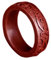 XITEA Lucky Cinnabars Ringe Feng Shui Amulett für Reichtum und Glück für den täglichen Gebrauch, Purple gold sand fac, Metall