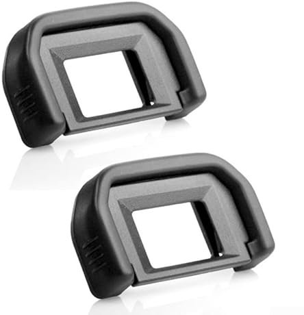 2 Pack Eyecup Eyepiece for Canon DSLR Cameras For Eos Series Including 1000D, 550D, 500D, and More