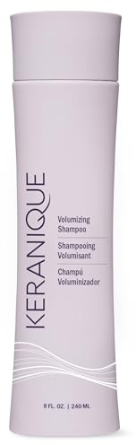 Keranique Volumizing Shampoo for Hair Repair and Growth with Biotin and Keratin for Women, Thinning Hair Formula, 240ml