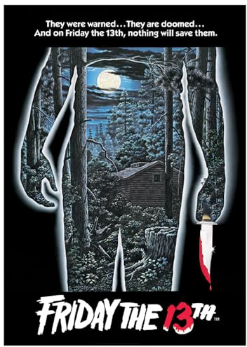 FaNaTtik Kunstdruck Friday the 13th, limitierte Auflage, A3, offizielles Lizenzprodukt, Horror-Sammelstück, 297 x 420 mm