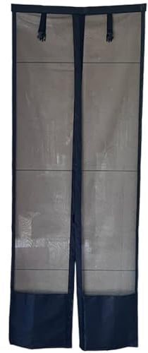 Glixoft Mosquitera para Puerta De Caravana, Cortina Antimosquitos para Autocaravana De Quinta Rueda, Accesorio De Viaje para Mascotas