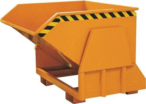 Kippbehälter 1000l L1430xB1400xH1070mm lichtblau f.schwere Materialien