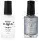Moyou pack of 2: Stamping Nail Polish: White and Mystic Stone Silver, to create nail art designs