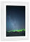 artboxONE Poster mit Rahmen weiß 45x30 cm Arctic Milky Way von Sebastian Worm - gerahmtes Poster