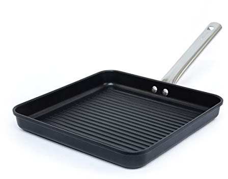 Valira 4437/25 - Padella per cottura a induzione, 28 x 28 cm, colore: Nero