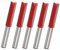 Two Flute Straight Router Bits BE-Tool 5PCS 1/2 Worktop Router Cutter Bit Kitchen Worktop Router Cutter for Woodworking Groove Chisel bits - 12.7mm Diameter Two Flute Carbide Tips