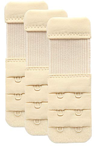 YARBAR 6 Pezzi Estensioni reggiseno 2 Ganci / 3 Ganci Reggiseno Extender Estensore Estensione Bra Reggipetto Cinturino