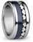 BERING Austauschbar Ringkombination für Damen in Silber & Blau mit einzigartigem Twist- & Change System, Maas