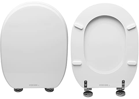 Copriwater come Originale Linda Ideal Standard legno rivestito in resina poliestere Bianco I.S. (bianco sporco) by HYDRO HOME