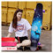 NENGGE 46.5 Longboard Skateboard für Mädchen Erwachsene Anfänger und Kinder Profi Komplettes Skateboard 7-lagiger Ahorn Konkav Kreuzer Jungen Straßen Skateboard,I