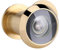 Spioncino per Porta, Vetro Ottico per la Sicurezza Domestica Visore per Porta grandangolare da 220 Gradi con Copertura Girevole per la Privacy per Porte da 35 mm a 60 mm(Oro)