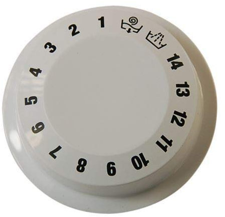 sparefixd White Wash Timer Knob Dial to Fit Hotpoint Smart Washing Machine