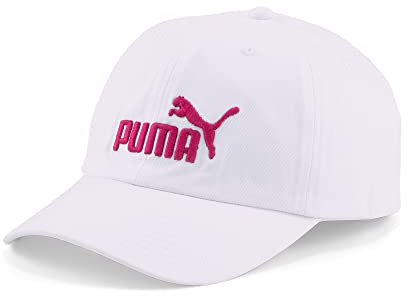 PUMA Essential No.1 BB Cap Puma White-Orchid Shadow-No1 Logo