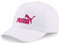 PUMA Essential No.1 BB Cap Puma White-Orchid Shadow-No1 Logo