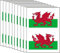 20 WALES FLAG Stickers Welsh Cymru Football World Cup Car Decoration Decals