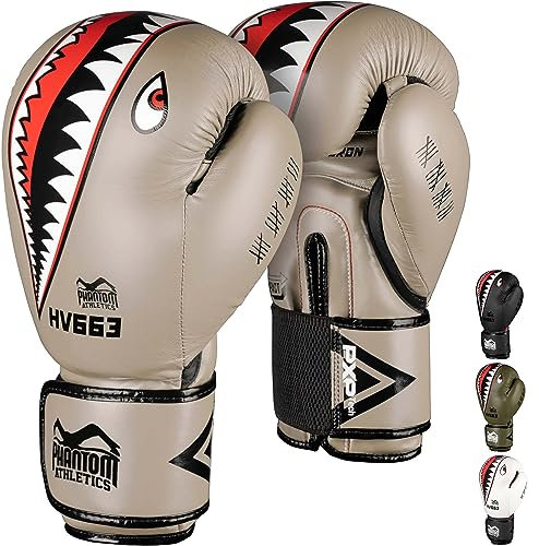 Phantom - Guanti da boxe Fight Squad | MMA Thai Boxing Gloves | Uomini (Fight Squad - Sabbia, 12 Oz)