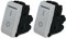 2 Pezzi Prese Interruttore Bipolare - 16A, 250V - Compatibili con Bticino Living Light e Living International - Design Funzionale per la Casa e l'Ufficio (2 Pezzi Interruttore Bipolare, Bianco)
