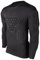 Holdes Gepolstertes Fußballtrikot, schwarzer Langarm-Fußballanzug – Fußball-Kompressionsshirt für Jugendliche für Paintball-Baseball, Herren-Paintball-Shirts
