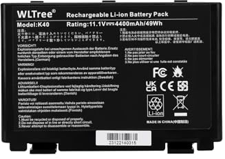 WLTree A32-F82 A32-F52 Batteria per PC Asus K50 K50C K50I K50IJ K50IN K70 K70I K70IJ K70IO K40 K40IJ K50AB K50AE K50AF K50ID K50IE K50IL K50IP F82 K51 K51AC K70A K70IC X5DC X5DIJ X5DIN X65 X66 X8A X5C