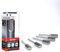 EZARC SB-5 Tungsten Carbide Rotary Burr Set with 1/4”Shank - Double Cut Rotary File Cylinder End Cut, Cutting Burrs Die Grinder Bit for Steel Metal Working, Polishing and Engraving, 5PCS