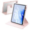 Rotante Custodia compatibile con Huawei MatePad 11.5 S 2024 con Portapenne, 360° Rotazione Protettiva Cavalletto Cover Chiaro Indietro, Auto Svegliati/Sonno, Rosa