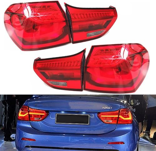 APARC Auto Heckleuchten für BMW 1Er F52 2016 2017 2018 2019 2020, Wasserdichtes Rücklicht Rückleuchte Baugruppe Rücklichter Ersatz Zubehör,A/Inner Left Side