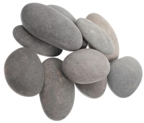 TOPPERFUN 20stücke Natürliche Flusssteine Zum Bemalen Glatte Kieselsteine Für DIY-malerei Robuste Steine Zum Selberbemalen Für Heimwerker Und Dekoration