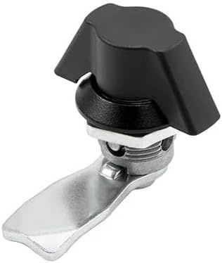KD-Beschläge Drehriegel Schloss Knebel Griff Schaltschrank Zinkdruckguss (Riegelabstand H= 32mm)