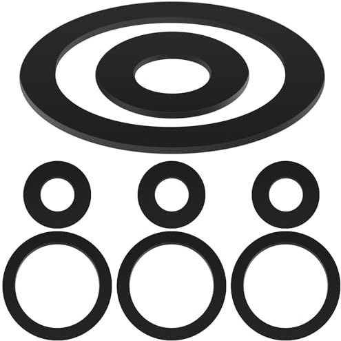 Sinmoe 4 Dichtungssätze für Handpumpe Typ 75, Schwengelpumpe Ersatzteile, O-Ringe Dichtung für Gartenpumpen, Handpumpen, Brunnenpumpen und Wasserpumpen(9 cm und 4,9 cm)