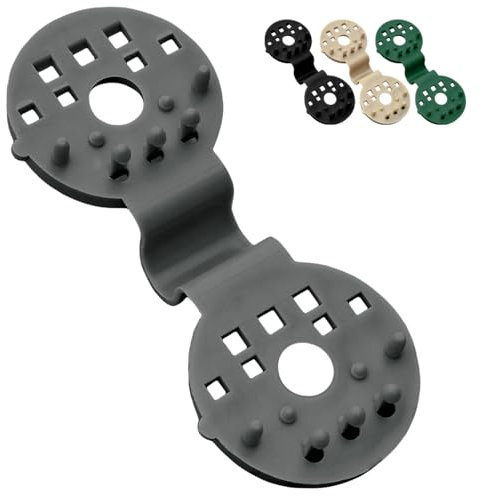 Linxor - Lot de 100 Clips de Fixation pour Brise Vue, bâche ou Toile d'ombrage - Plusieurs Coloris