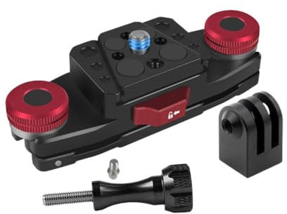 DKE&YMQ Verbesserte Anti-Dummy-Design SLR Mikro-Single-Kamera Schnellspanner Schnellspanner Platte Basis Gürtel Gurt Schulterschnalle Cliphalter