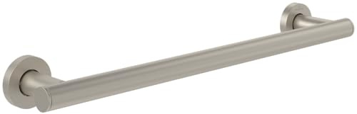 Villeroy & Boch Elements - Tender Haltegriff, Griff zum Halten Bad für Wandmontage, Griff für Dusche und Badewanne, Badewannengriff 451 x 82 x 50 mm, Brushed Nickel Matt