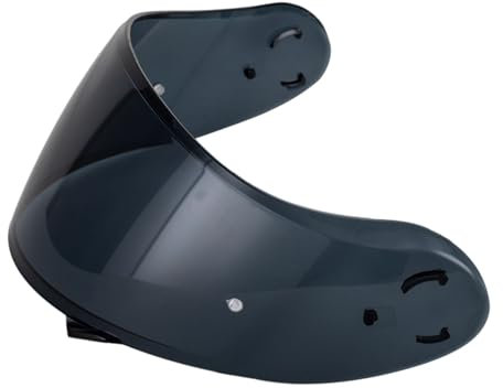Yctze Casco Visor Sostituzione per Shoei CNS-3 Neotec ⅱ Serie Full Face Helmet Accessori per Moto per Il Casco Motociclistica (Grigio Scuro)