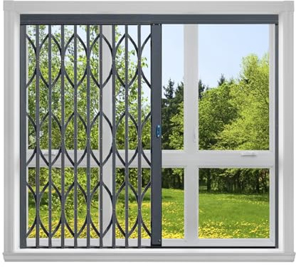 Schiebewand aus robuster Aluminiumlegierung, kleines unsichtbares Design, zusammenklappbar, ideal für Wohnmobil, Schlafzimmer, Dusche, Küche, 60 x 60 cm