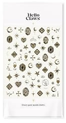 5D Embossed Moon and Star Stickers for Nail Art Starry Self-Adhesive Nail Art Decals for Women Nail Supplies Art Design Stickers (to4683_Gold)