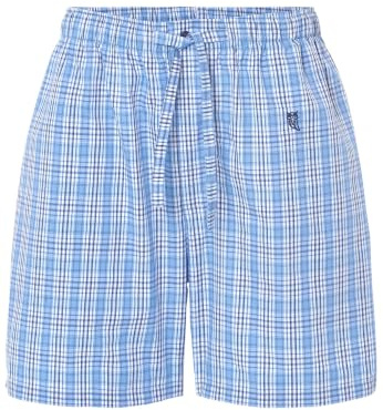 El Búho Nocturno Bas Pyjama Homme Long – Flanelle Coton 100% Hiver/Pantalon Popeline Légère Coton/Mélange/Bambou Carreaux – Pouches Tailles M-3XL Cadeau Noël