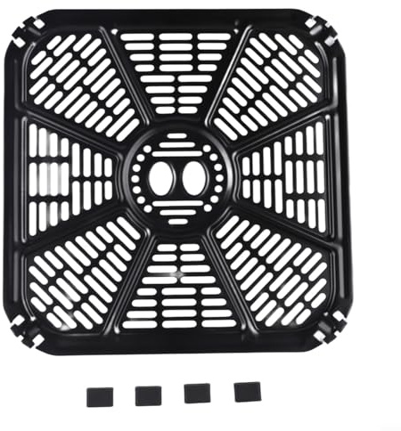 Crisper Tray for Dual For Air Fryer 6.8QT - Carbon Steel with Double Layer Nonstick Coating and Handle
