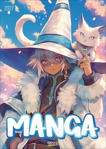 Manga 2027: Bild-Wandkalender mit angesagten Motiven im Manga-Style. Trend-Format 30 x 42 cm.