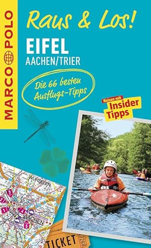 MARCO POLO Raus & Los! Eifel, Aachen, Trier: Guide und große Erlebnis-Karte in praktischer Schutzhülle